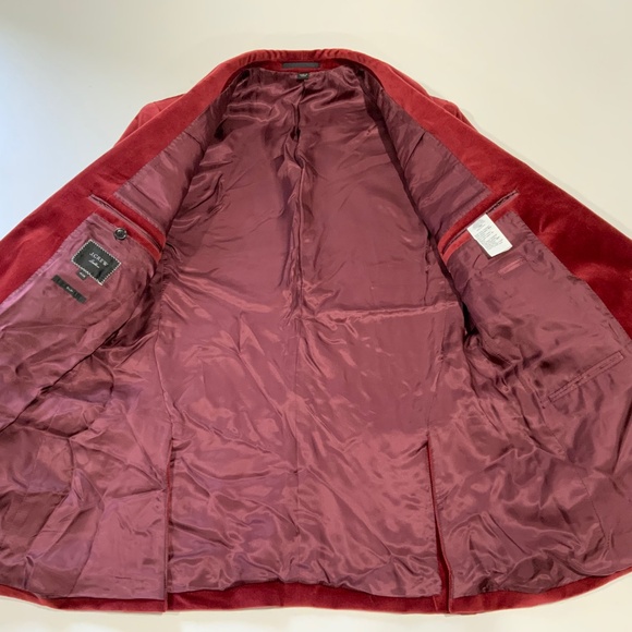 J Crew Ludlow 40R Slim-fit shawl-collar tuxedo jacket in velvet Item J5425 - Picture 8 of 10